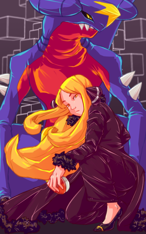 Full @sinnohfanzine piece! May my crush on Cynthia never fade.