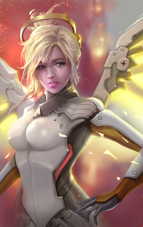 overbutts: Overwatch - Mercy by derrickSong adult photos