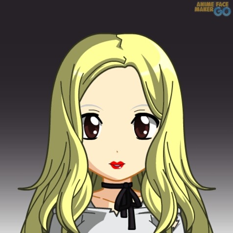 Chibi Tahiti - Phone number era (created with the anime face maker )