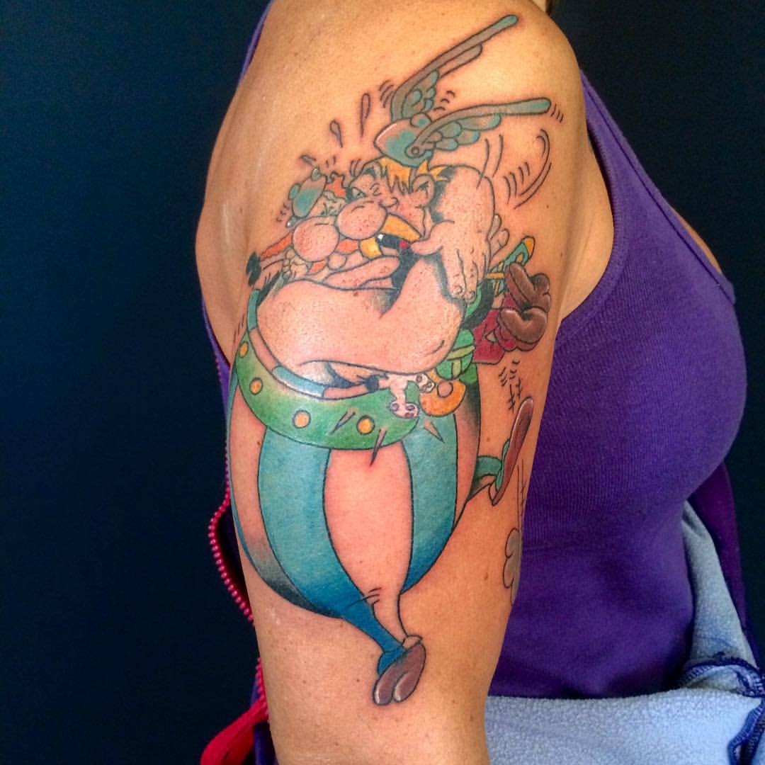 Obelix tattoo asterix Asteriks ve