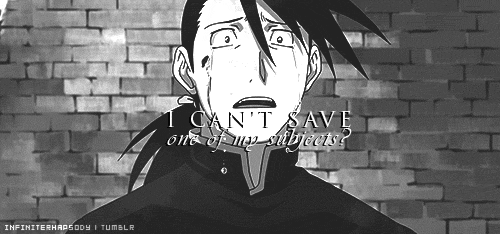 infiniterhapsody:   FMA WEEK: DAY 1 - Damaged or Elements  "Isn't there anyone who can use alch
