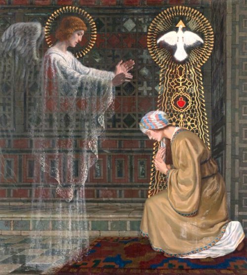 traumacatholic:“The Annunciation” (Helena Vurnik, 1915)