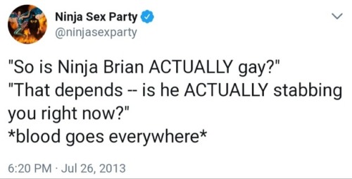 burnthusks:strexbang:What a good day to remember that Ninja Brian is gay in NSP canonif you still ha