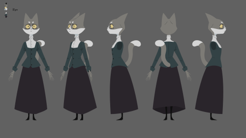 A character study + style exploration for an assignment way back. Need to redesign her later and tak