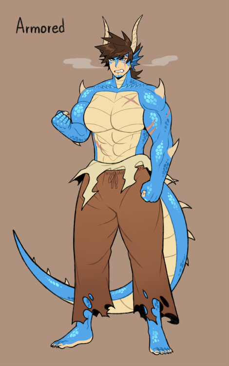 Nor in her big scaley form, for her ref page, and big angry cause well I just love drawing that!
