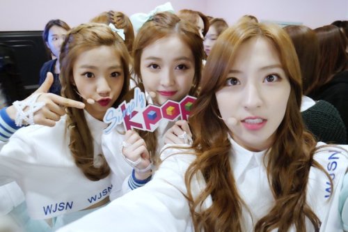 wjsndaily:[TRANS] 160310  @_Simplykpop Twitter Update@_Simplykpop Our adorable Yeoreum, Xuan Yi &am