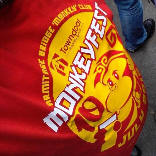 So They Had T-shirts In 2XL Left Yesterday - I Hope I'll Fit In Better Soon ;-) #Monkeyfest10 2.7.16