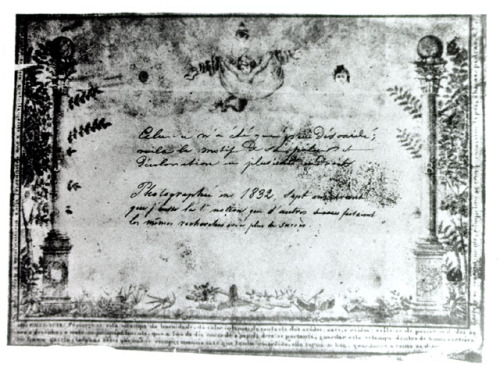 The first time the word “Photography” has been written, by Hercules Florence 1832, one of the photographic pioneers and the inventor of the word Photography, Until Proven Otherwise. The first image is also the first photocopy ever did. Hercules...