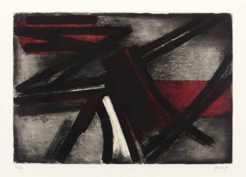 Pierre Soulages, Etching No.2, 1952