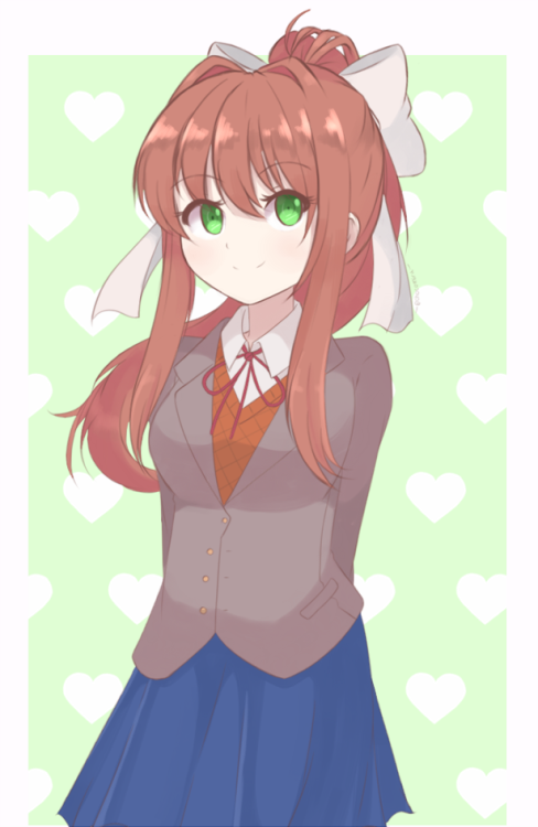 New Monika art!I’ve moved my art over to Twitter! Please consider following me there to see my lates