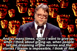 guillermodltoro:   “The shadow of English culture has loomed large in my life. […] But the most important figure from (the) English legacy is, incredibly for me, a teenager by the name of Mary Shelley” Guillermo Del Toro wins Best Director at the