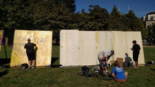 We&quot;ll be setting these walls up in Othello Park this Saturday with the last ZULU Park jam of th