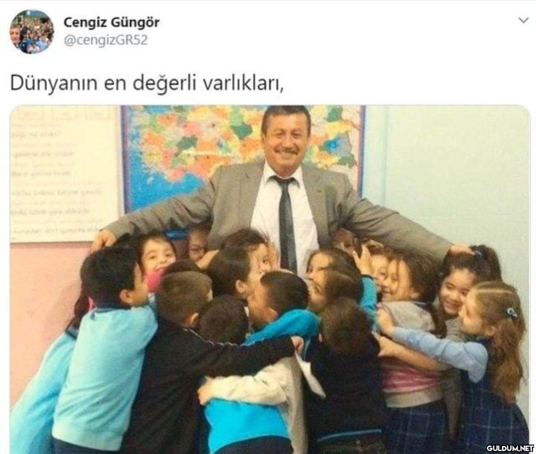 " Öğrencilerini özleyen...