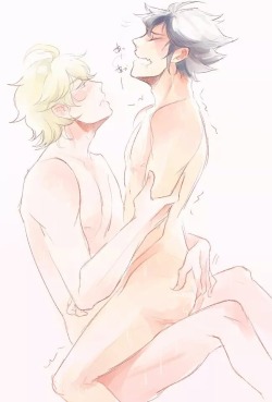 Rubsomeredinit:  The First Mikayuu Nsfw I Did In Which I Forgot To Colour Their Nipples