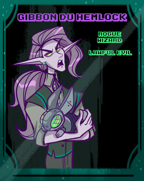 Made some mock-trading cards for the three DND babies I’m currently playing. Rigsby is an angel amon