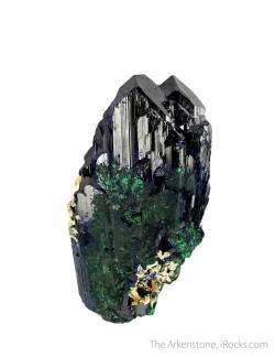 mineralia:  Azurite with Malachite from Namibiavia The Arkenstone