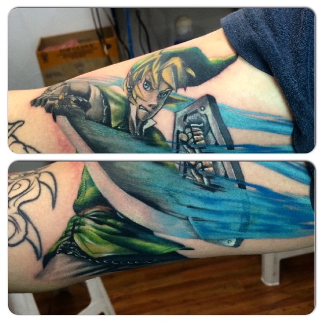 #Tattoo #tatuaje #link #zelda #zelda29 #29years #zelada29años #zelda29years #ink