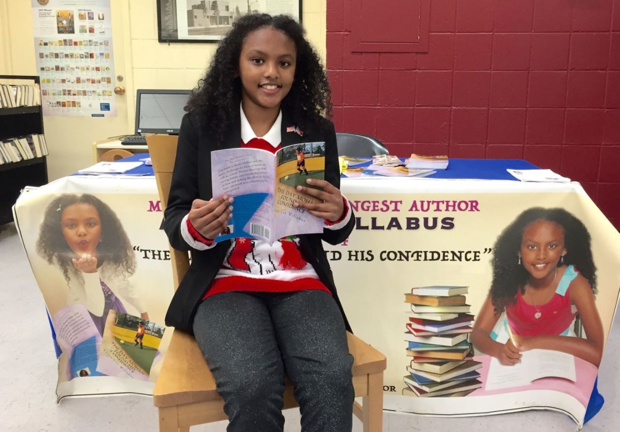 superheroesincolor:  9-year-old Anaya Lee Willabus, is youngest published ‘chapter’