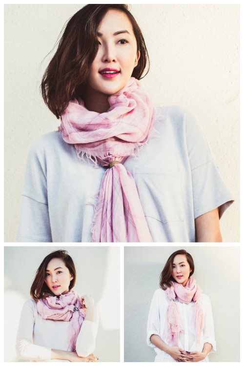 DIY 3 Ways to Tie a Scarf Using Rings from The Chriselle Factor. I&rsquo;ve seen so many tutorials o