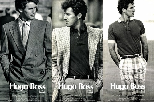 Selection Of 1980s Hugo Boss AdvertisementsPart 5.