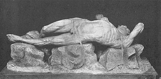 the-halfbreed-hobbit:
“
Loki Chained to the Rocks
by Niels Hansen Jacobsen. Plaster, 1888-1889, has since disappeared. A marble version from 1928-1929 stil exists (see previous post).
The sculpture’s subject comes from Nordic mythology. It shows...