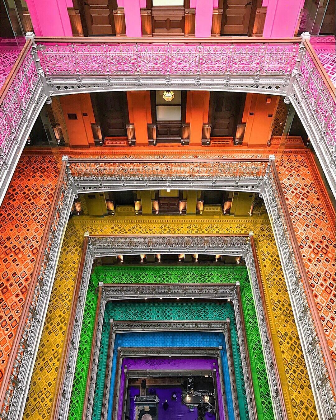 culturenlifestyle:  Designer Turns Ordinary Buildings into Flamboyant Piece of Art