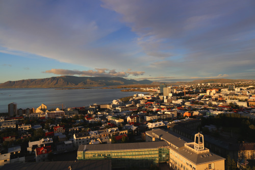 View of the city of Reykjavik from the Hallgrimskirkja Church’s TowerEyeAmerica - 6D - 2016