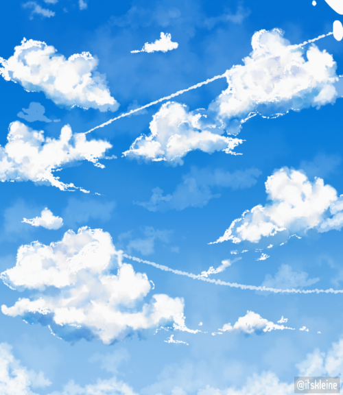 cloud scribbles.