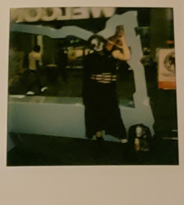 some silly polaroid pics of our cosplay at rose city comic con