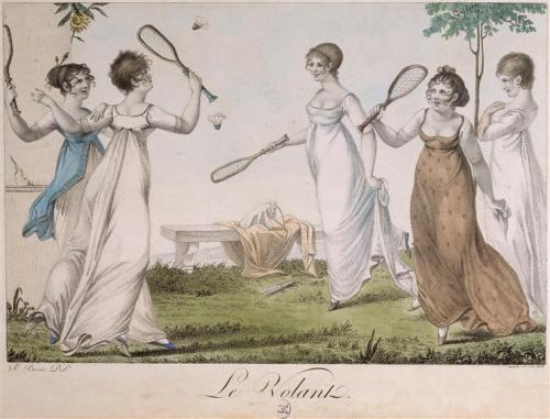 Illustrations from “La revue Le bon genre” by Francois Joseph Baron, 1790s