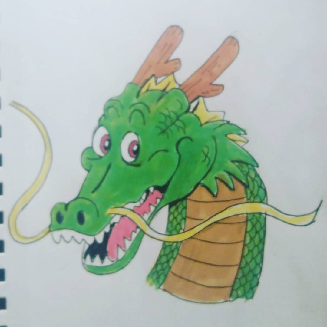 wallpapers Dragon Ball Z Shenron Drawing just a random sketch of shenron from