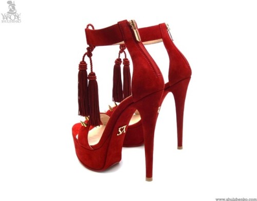 Suede high heeled sandals Visit our website to see more 