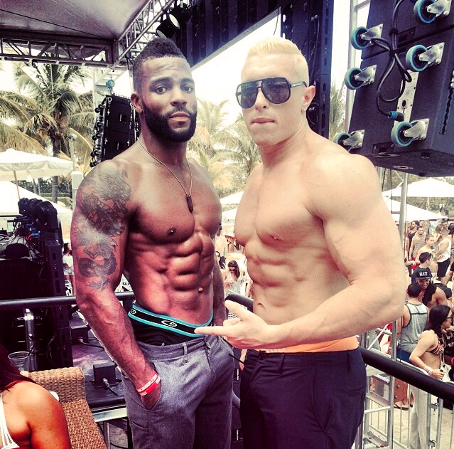 leonrob2041:  seeker310:  christmascame2day:  Braylon and his ridiculously fit friends