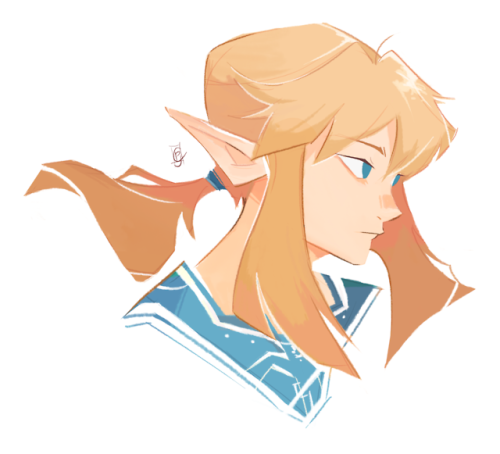 choxii-art - Link sketch~not yet familiar with the LoZ but BoTW...