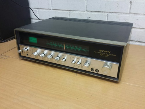 Sony STR-6036 FM Stereo FM/AM Receiver, 1970