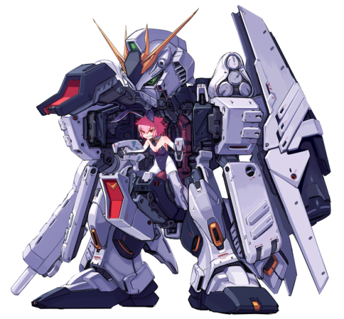 absolutelyapsalus:  A Triple feature! Gundam of the Day![00, 01, 02] by DOFN [@michi_kuso]