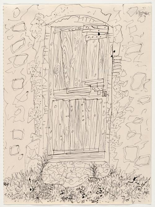 Jean Dubuffet - Doorway (1955)