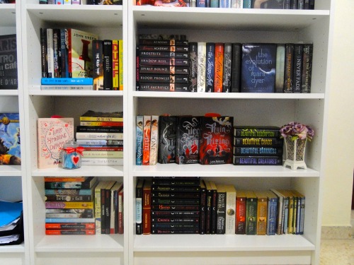 kaylasreads:bookwild:2015 Bookshelves requested by anonThis is extremely satisfying to look at. So p