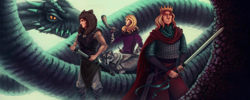 The Orphan, the Hero, and the King (x)Here&rsquo;s is another commission I painted for Mythgard, thi