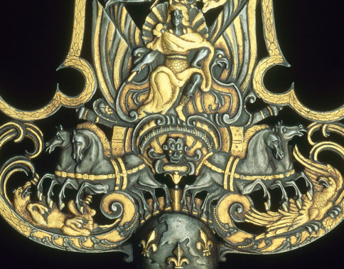 art-of-swords:Partisan of the Gardes ‘De La Manche’Dated: 1679Maker: Jean BérainCulture: FrenchMediu
