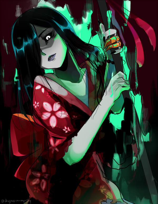 dragons-in-my-sky:  Warm up sketch of Hisako.. I’m a sucker for anything related