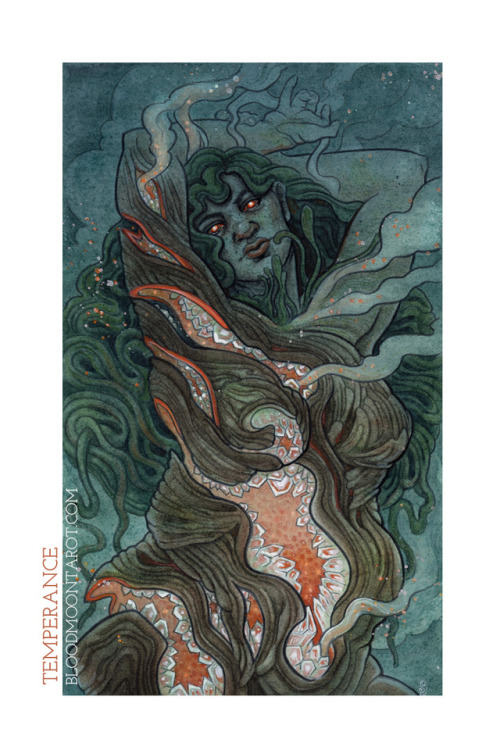  Temperance for the Blood Moon Tarot (show your support through Patreon!)  Synthesis / Alchemy / Dis