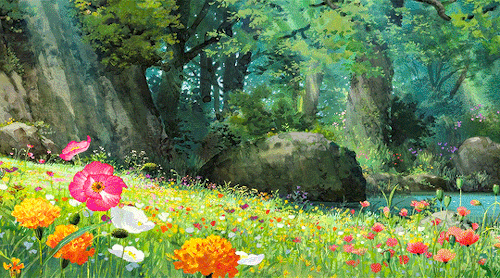 STUDIO GHIBLI + Flowers