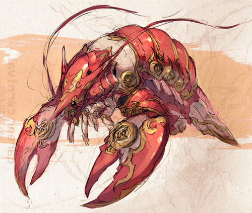keyismykitty:garmmy:some crustacean doodles! mostly lobsters because i love lobsters /v\@ahzrukahl