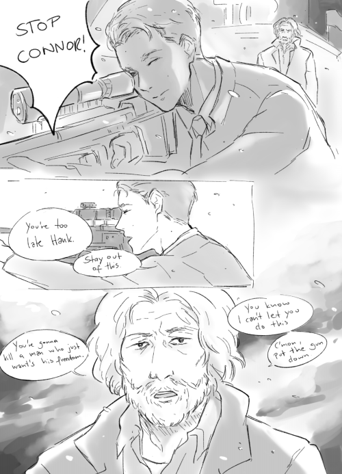 “Moment of truth, Hank”What happens if connor and hank already built a relationship when connor sudd