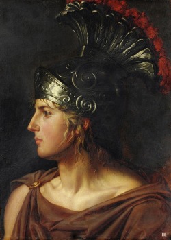 Head of Mars. 1800s. the French School. oil/canvas.