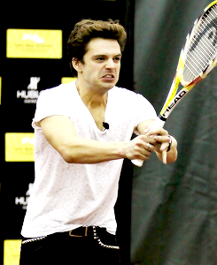 stanseba:  If Sebastian Stan playing tennis doesn't give you life, I have no idea what does. 