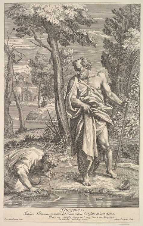 Diogenes, Andrea Procaccini after Carlo Maratta, between 1685 and 1734