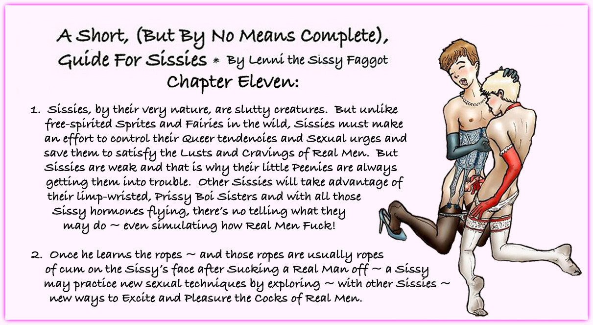 swlenni:  Lenni the Queer ~ Guide For Sissies ~ Chapters 11-20 