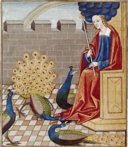 nihtegale:  Juno with some peacocks, c.1496-1498